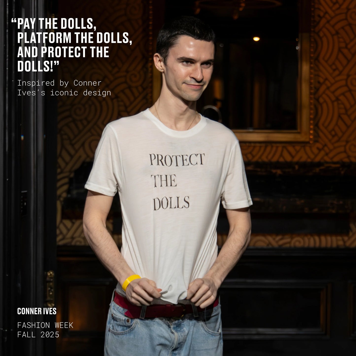 M·A·C VIVA GLAM x Conner Ives “Protect the Dolls” Shirt