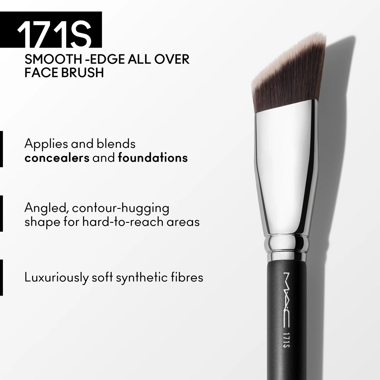 171S Smooth-Edge All Over Face Brush - S3KX01
