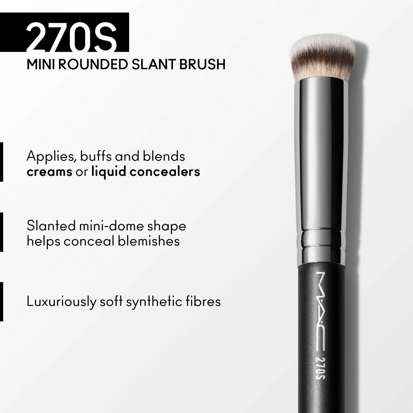 270 Synthetic Mini Rounded Slant Brush - SF5M01